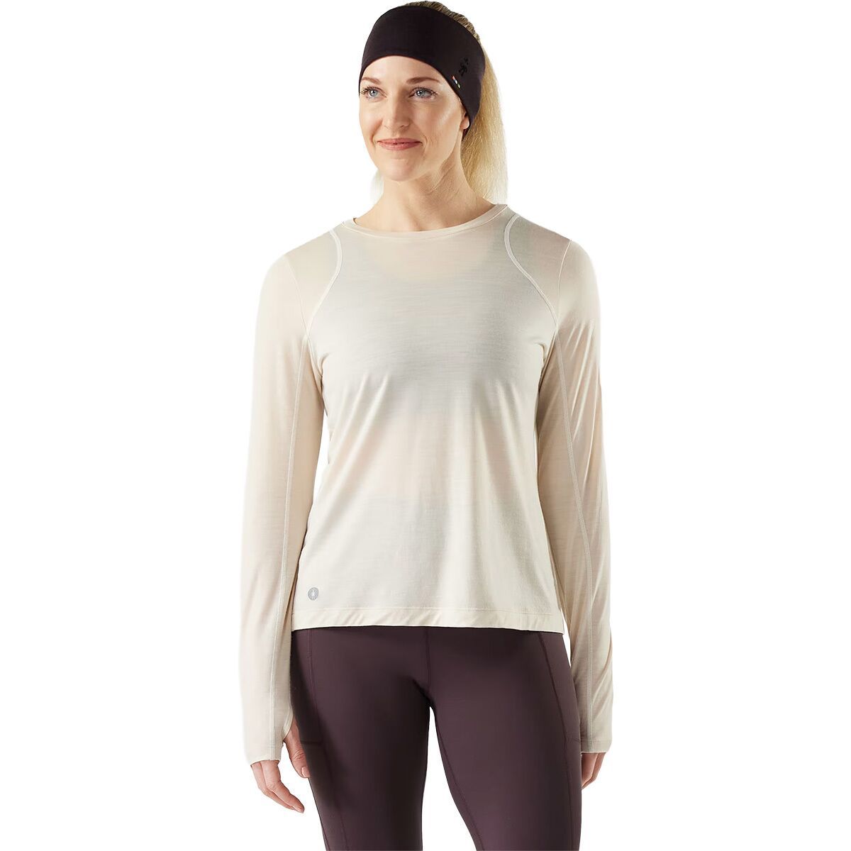 Image of Smartwool Active Long-Sleeve Shirt - Women's Almond, L