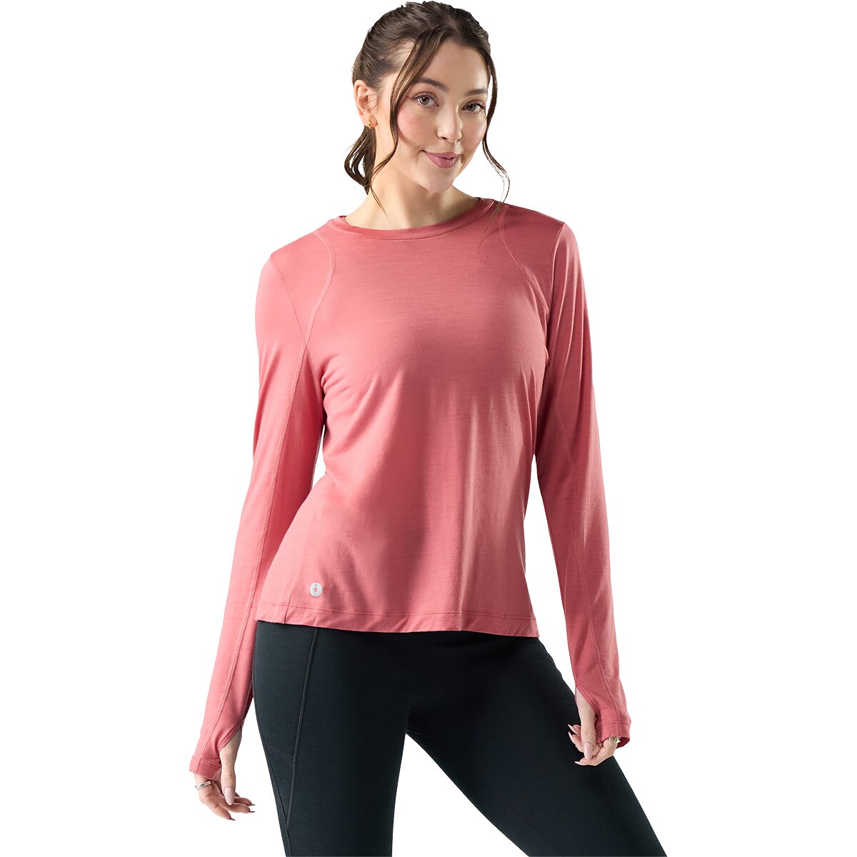 Image of Smartwool Active Long-Sleeve Shirt - Women's Rosewood, L