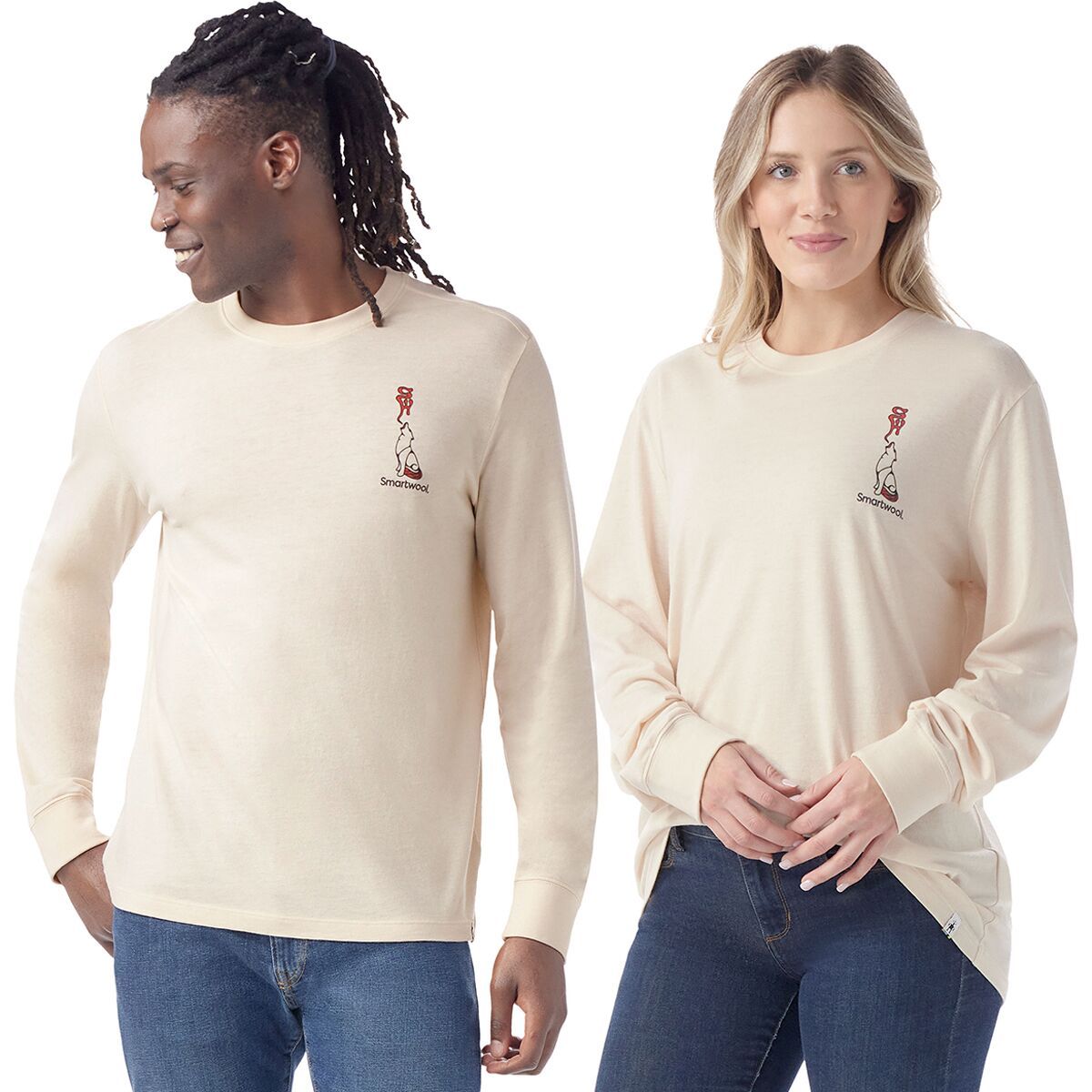 Smartwool Ski Circus Graphic Long-Sleeve T-Shirt Almond, L
