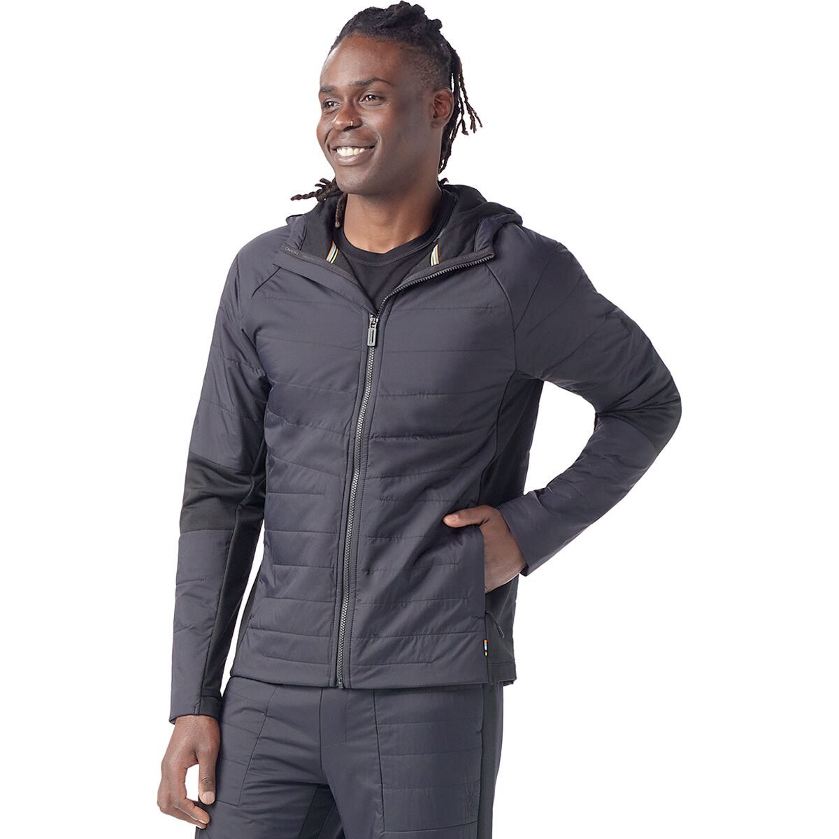 Image of Smartwool Smartloft Hooded Jacket - Men's Black, M