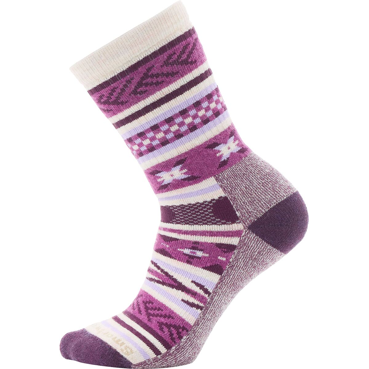Smartwool Smartwool Everyday Cabin Games Crew Sock Meadow Mauve, XL