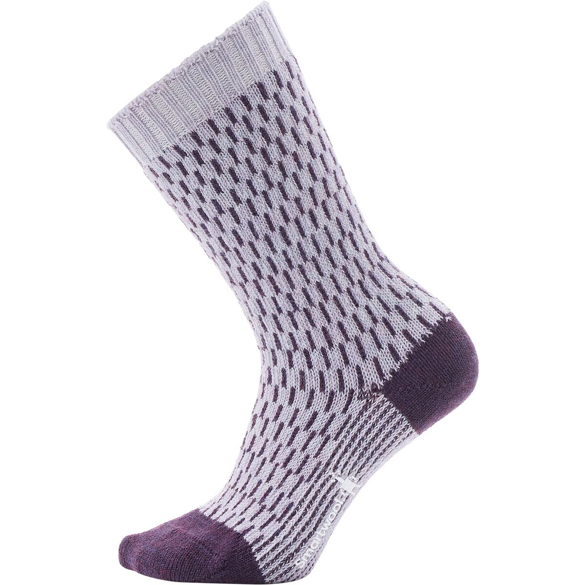 Image of Smartwool Everyday Digi-Tick Crew Sock Purple Eclipse, M