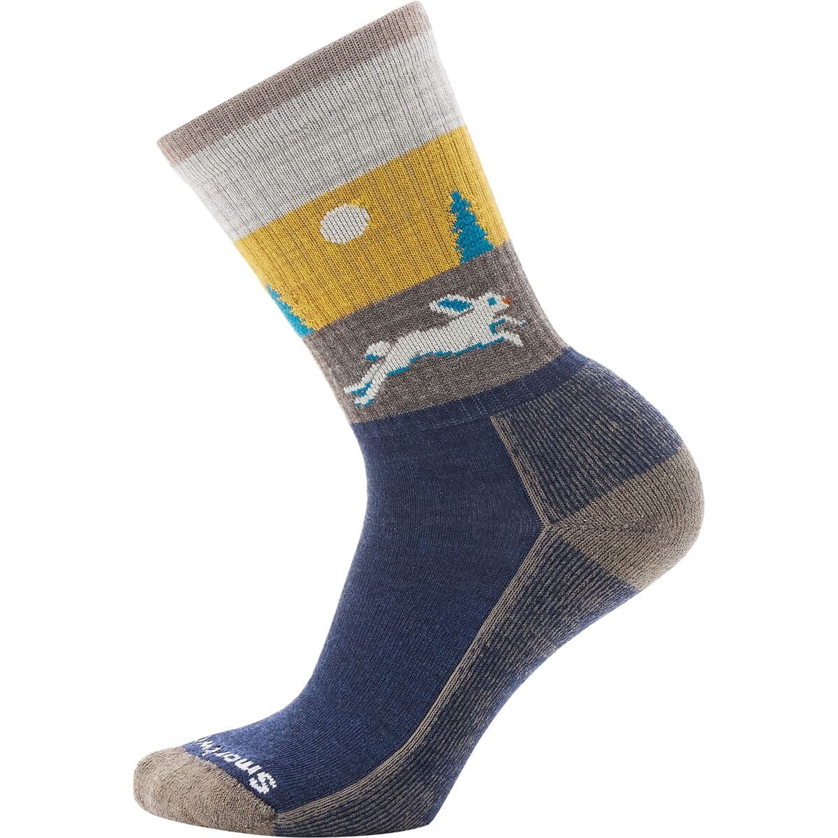 Image of Smartwool Everyday Hare Chase Crew Sock Deep Navy, M