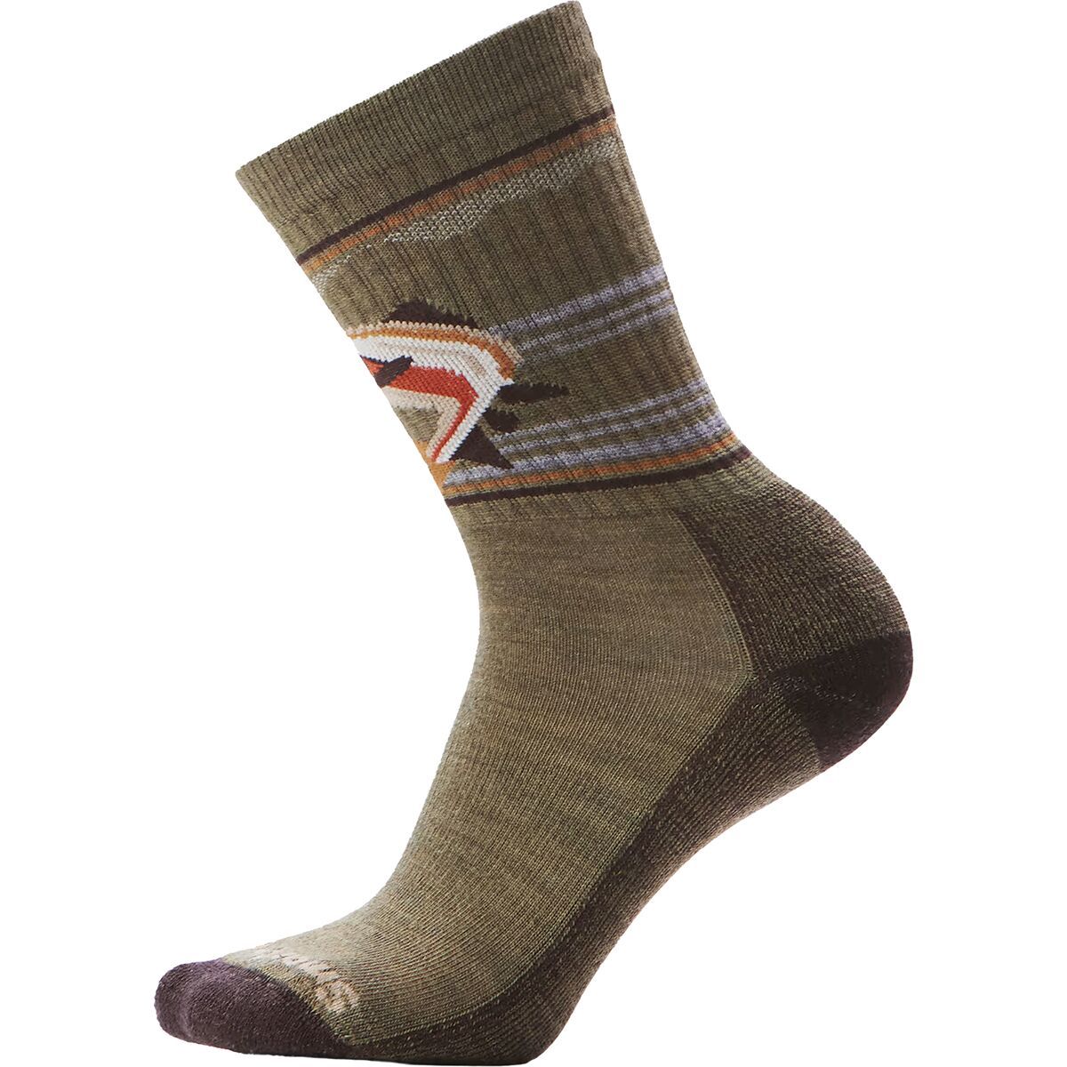 Image of Smartwool Everyday Hookset Crew Sock Winter Moss, XL