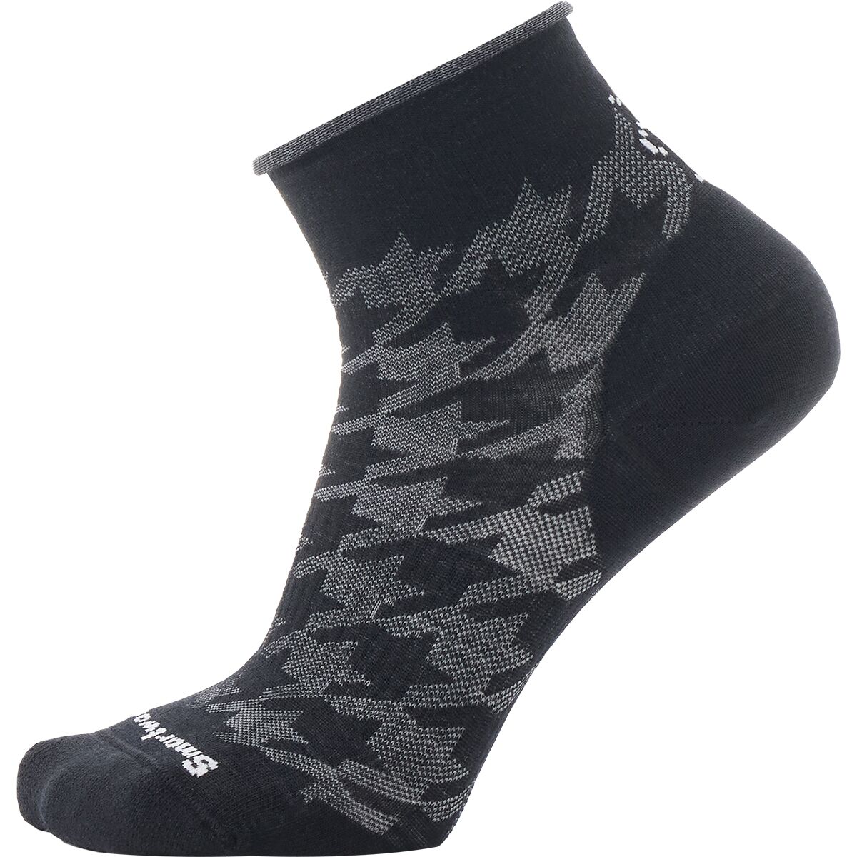 Image of Smartwool Everyday Houndstooth Ankle Sock Black, M
