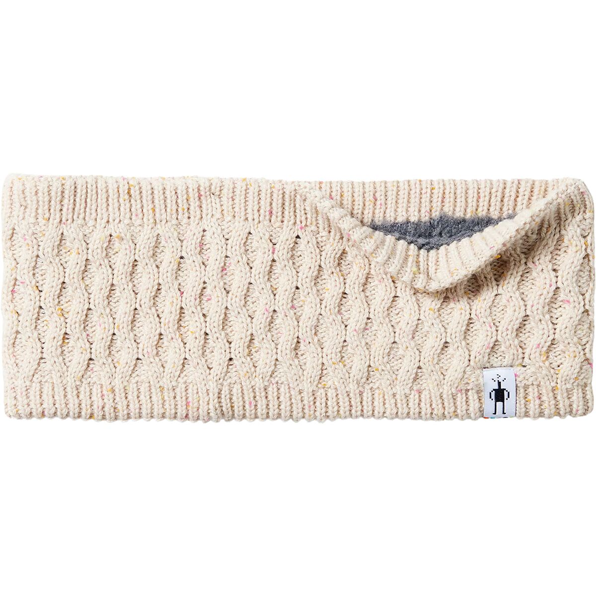 Image of Smartwool Fleece Lined Headband Almond Donegal, One Size
