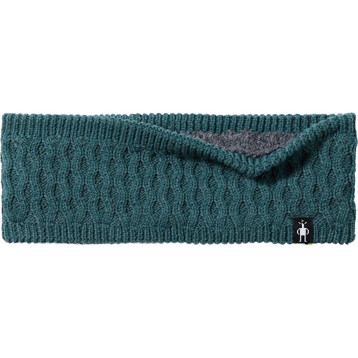Image of Smartwool Fleece Lined Headband Dusty Teal Heather, One Size