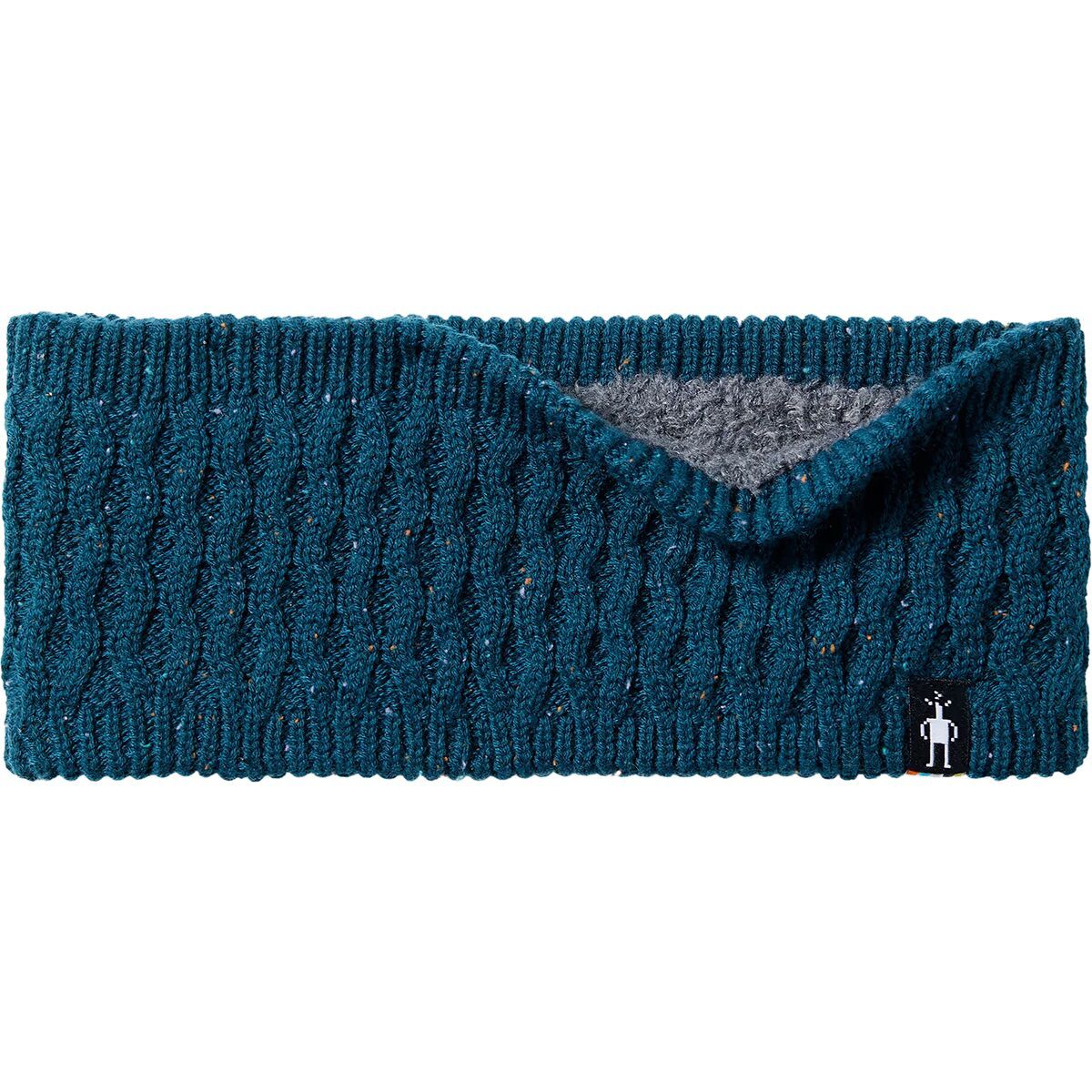Image of Smartwool Fleece Lined Headband Twilight Blue Donegal, One Size