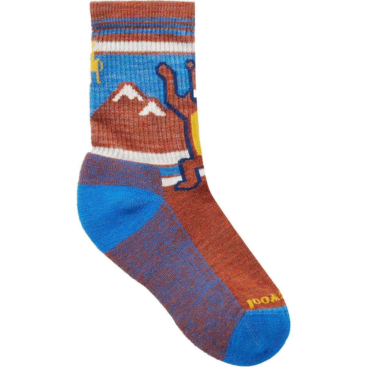 Image of Smartwool Hike Light Cushion Hiking Bear Crew Sock - Kids' Picante, L