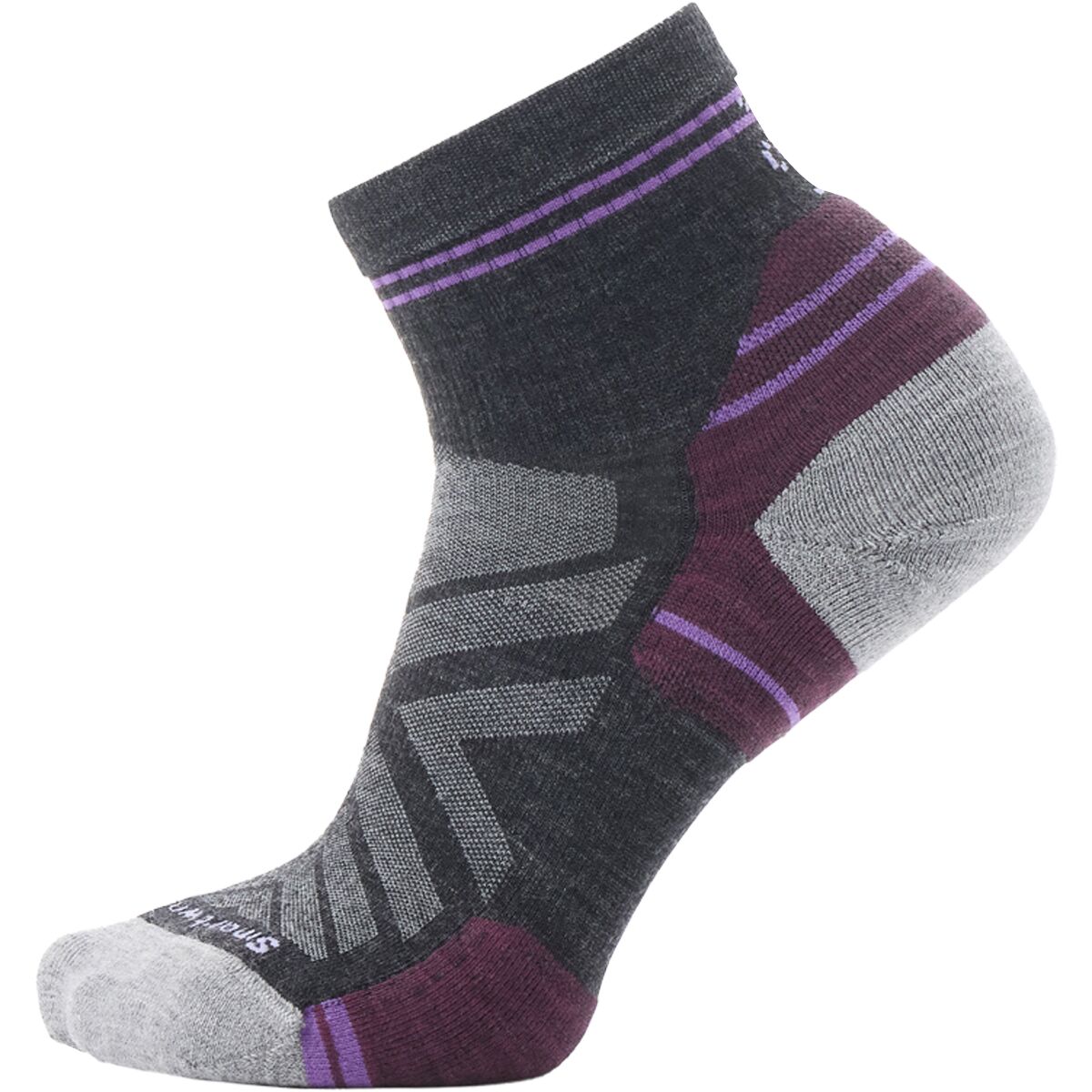 Image of Smartwool Hike Targeted Cushion Ankle Sock - Women's Charcoal, M