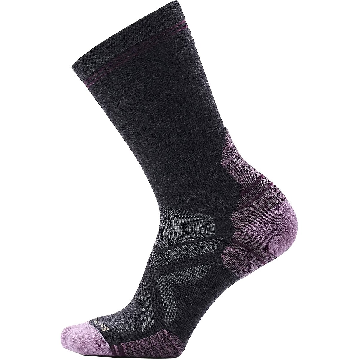 Image of Smartwool Hike Targeted Cushion Crew Sock - Women's Charcoal, L