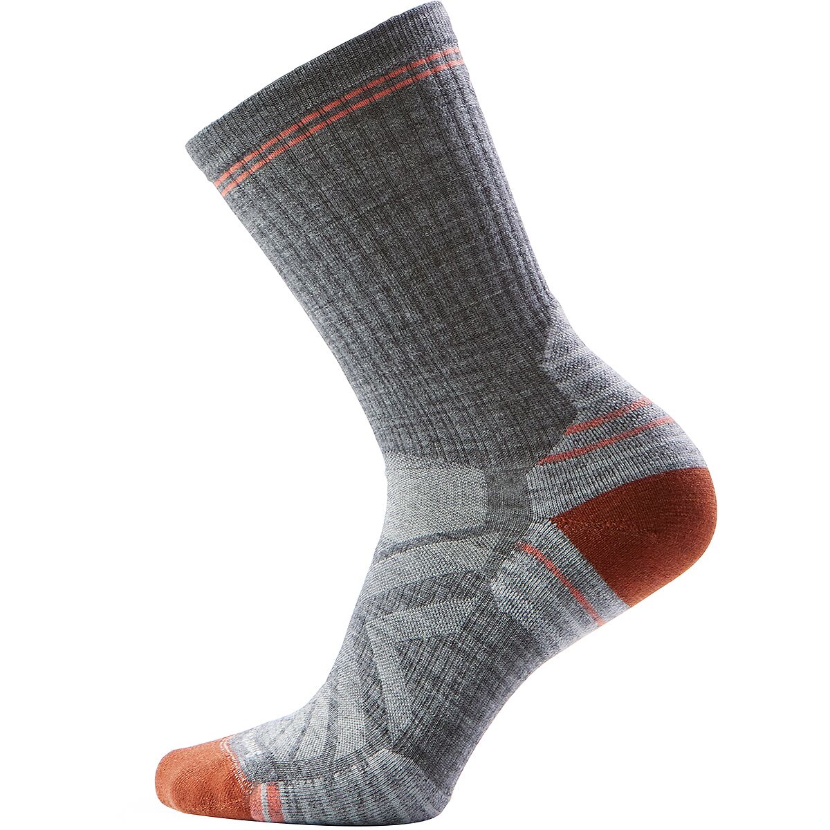 Image of Smartwool Hike Targeted Cushion Crew Sock - Women's Medium Gray, M