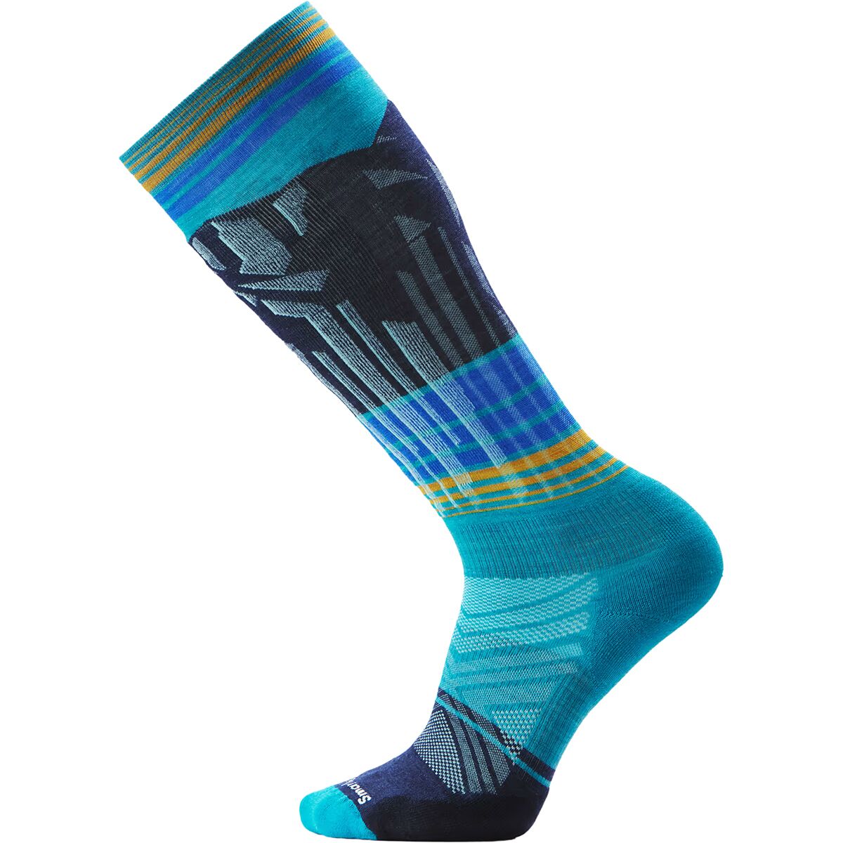Image of Smartwool Ski Targeted Cushion Summit Shot OTC Sock Capri, M