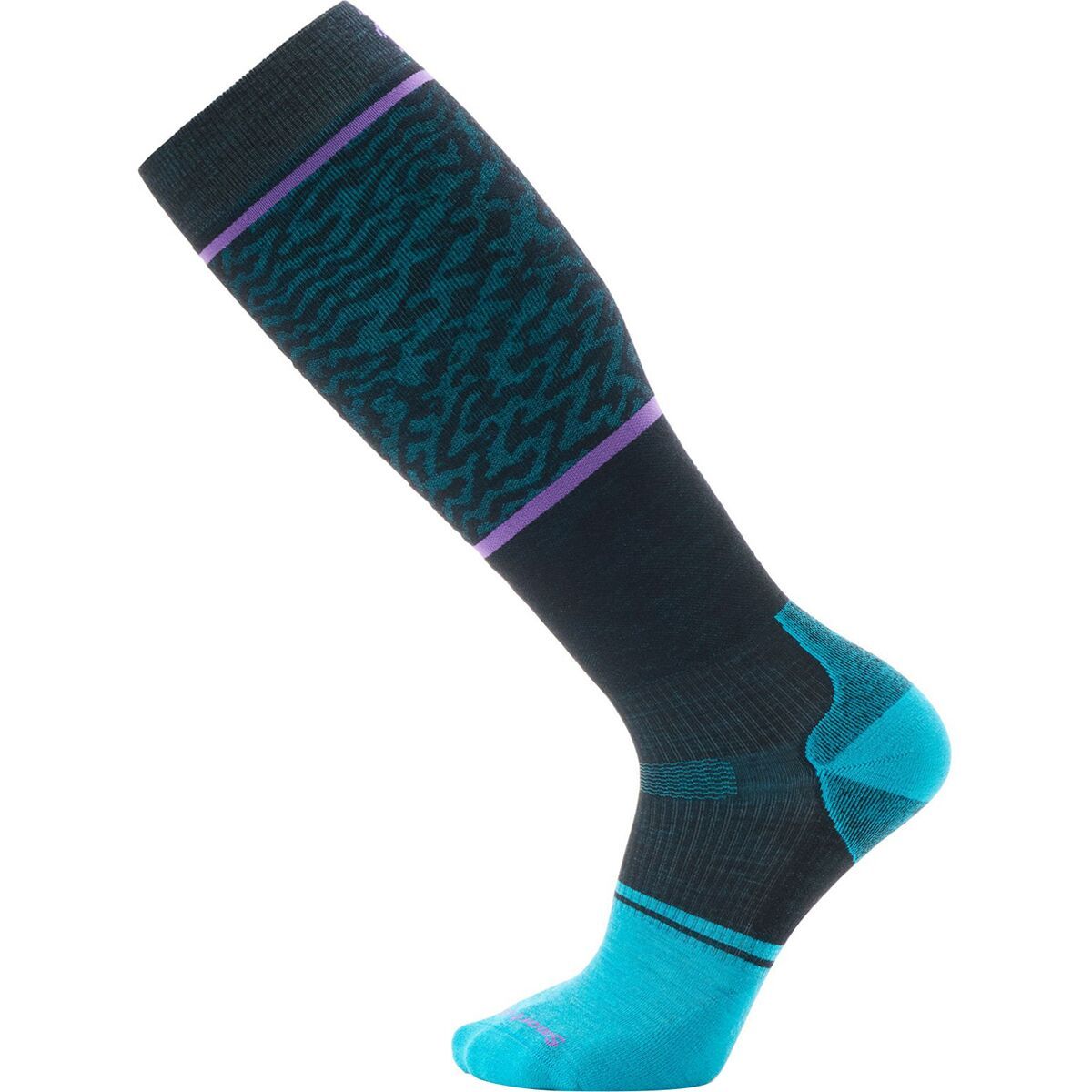Smartwool Snowboard Targeted Cushion Retro Line OTC Sock Black