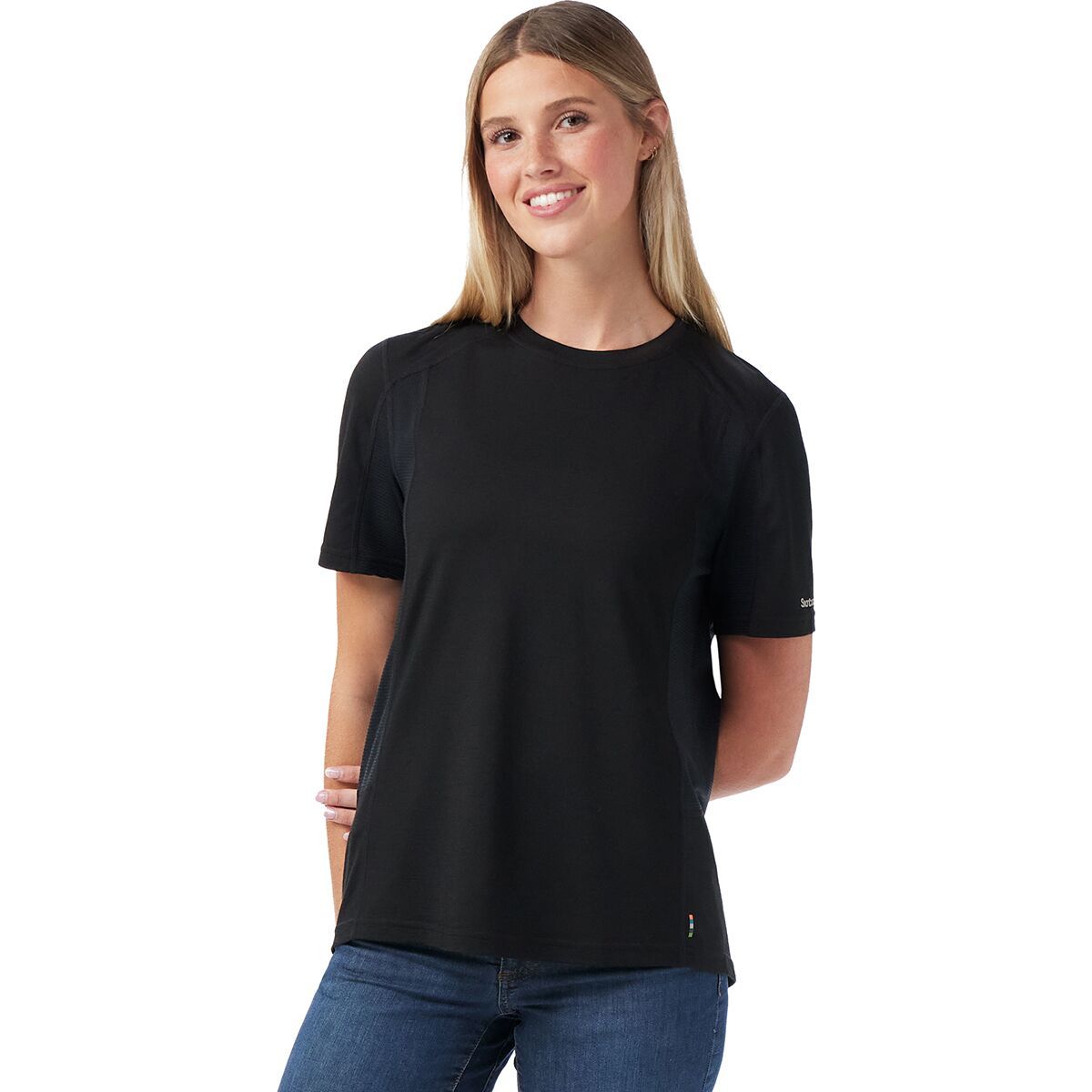 Image of Smartwool Mountain Bike Short-Sleeve Jersey - Women's Black, L
