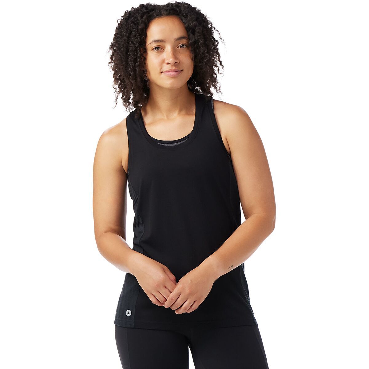 Image of Smartwool Active Mesh Racerback Tank Top - Women's Black, M