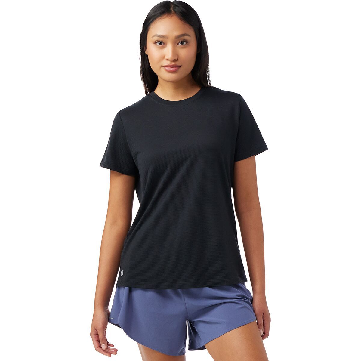 Image of Smartwool Active Mesh Shirt - Women's Black, XL