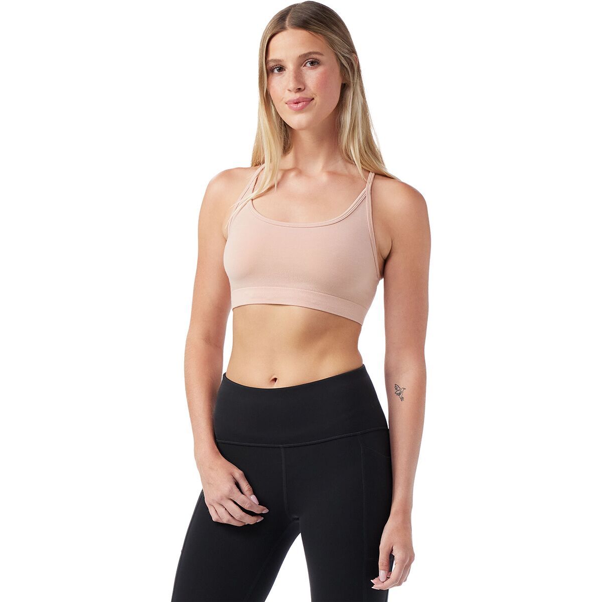 Image of Smartwool Merino Blend Bralette - Women's Pink Sugar, S