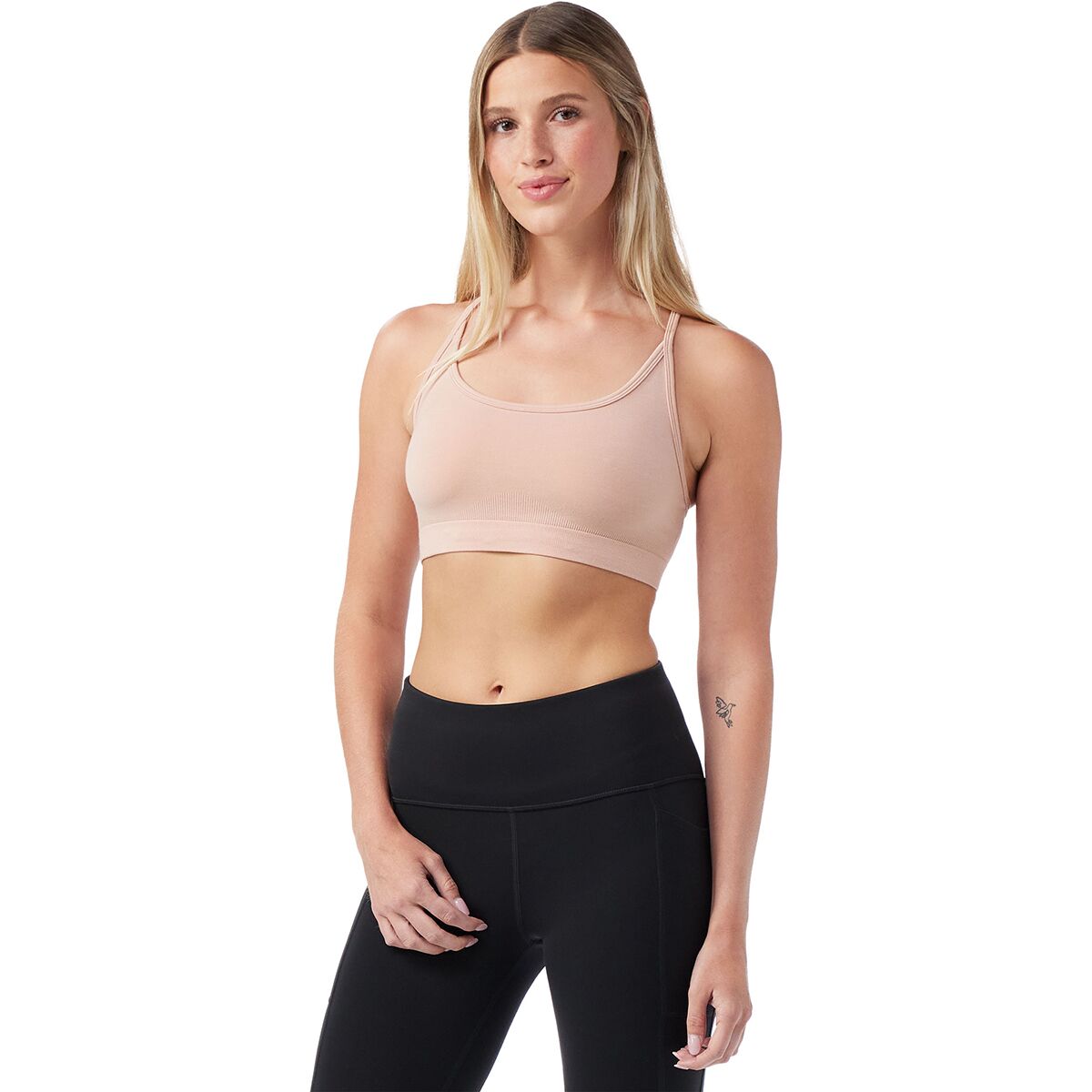Image of Smartwool Merino Blend Bralette - Women's Pink Sugar, L