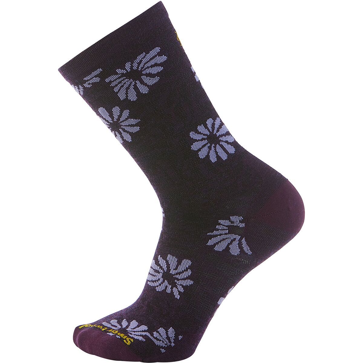 Image of Smartwool Everyday Floral Crew Sock Purple Iris, M