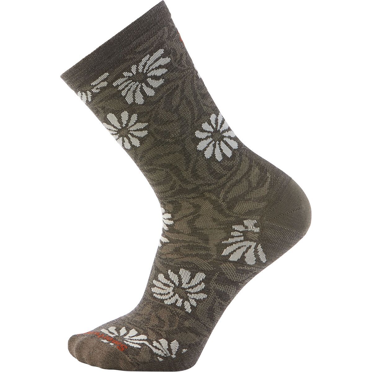 Image of Smartwool Everyday Floral Crew Sock Taupe, S