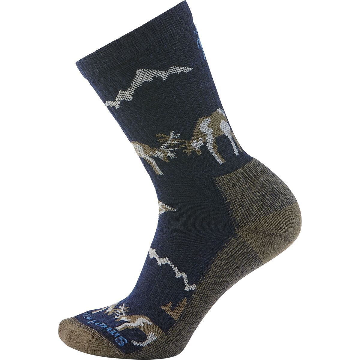 Smartwool Everyday Horns Clash Crew Sock Deep Navy, M