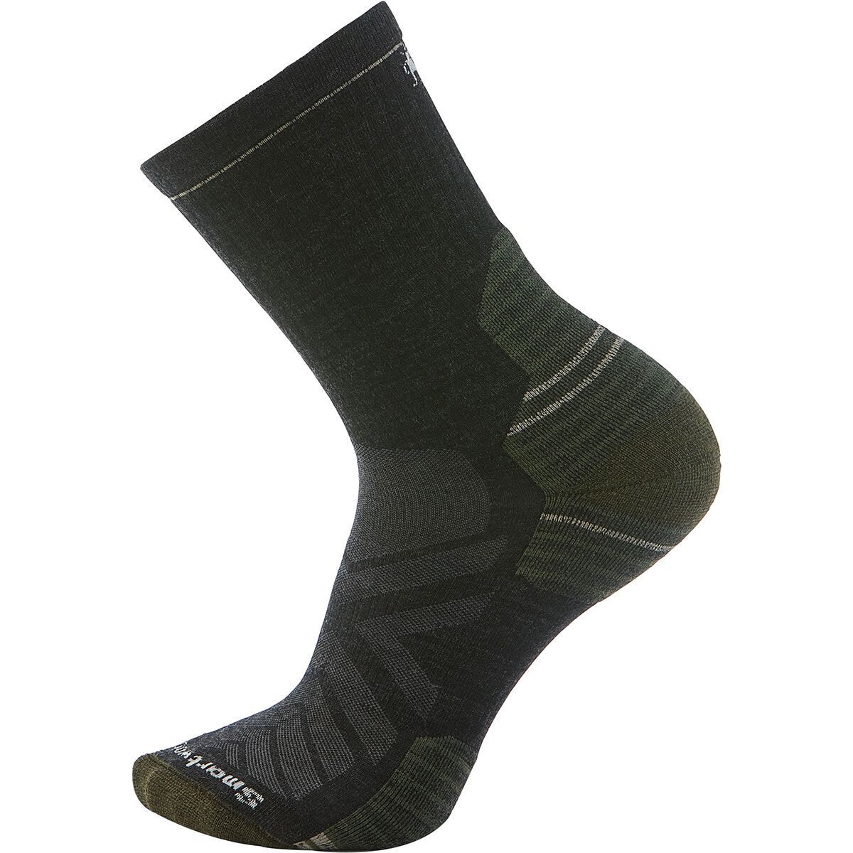 Image of Smartwool Hike Targeted Cushion Mid Crew Sock - Men's Charcoal, M