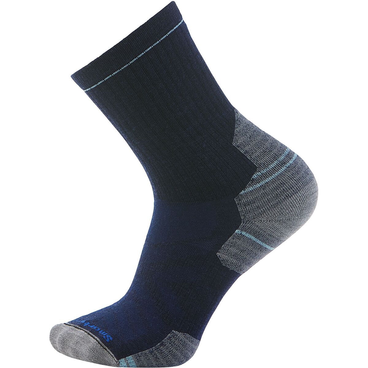 Image of Smartwool Hike Targeted Cushion Mid Crew Sock - Men's Deep Navy, L