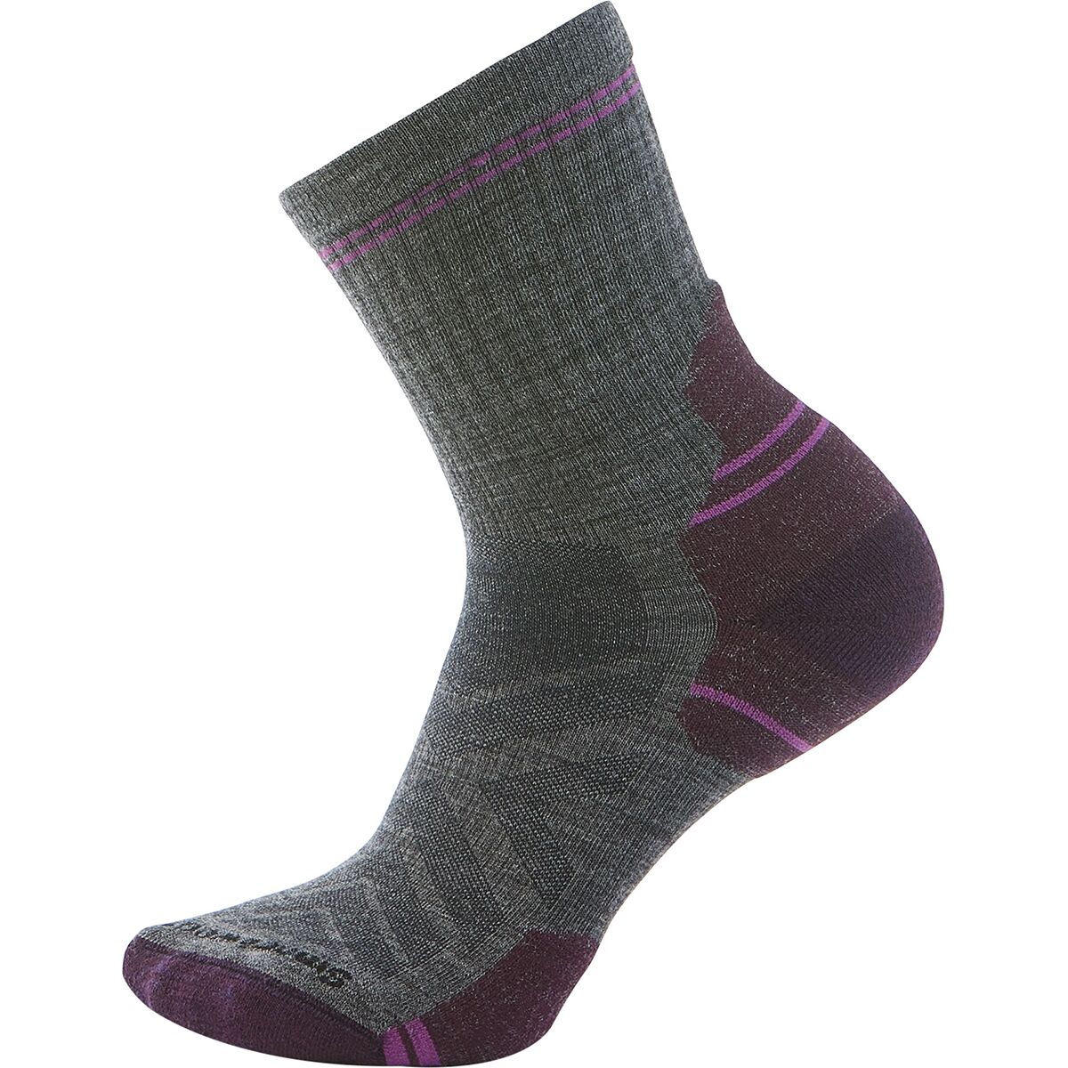 Image of Smartwool Hike Targeted Cushion Mid Crew Sock - Women's Medium Gray, L