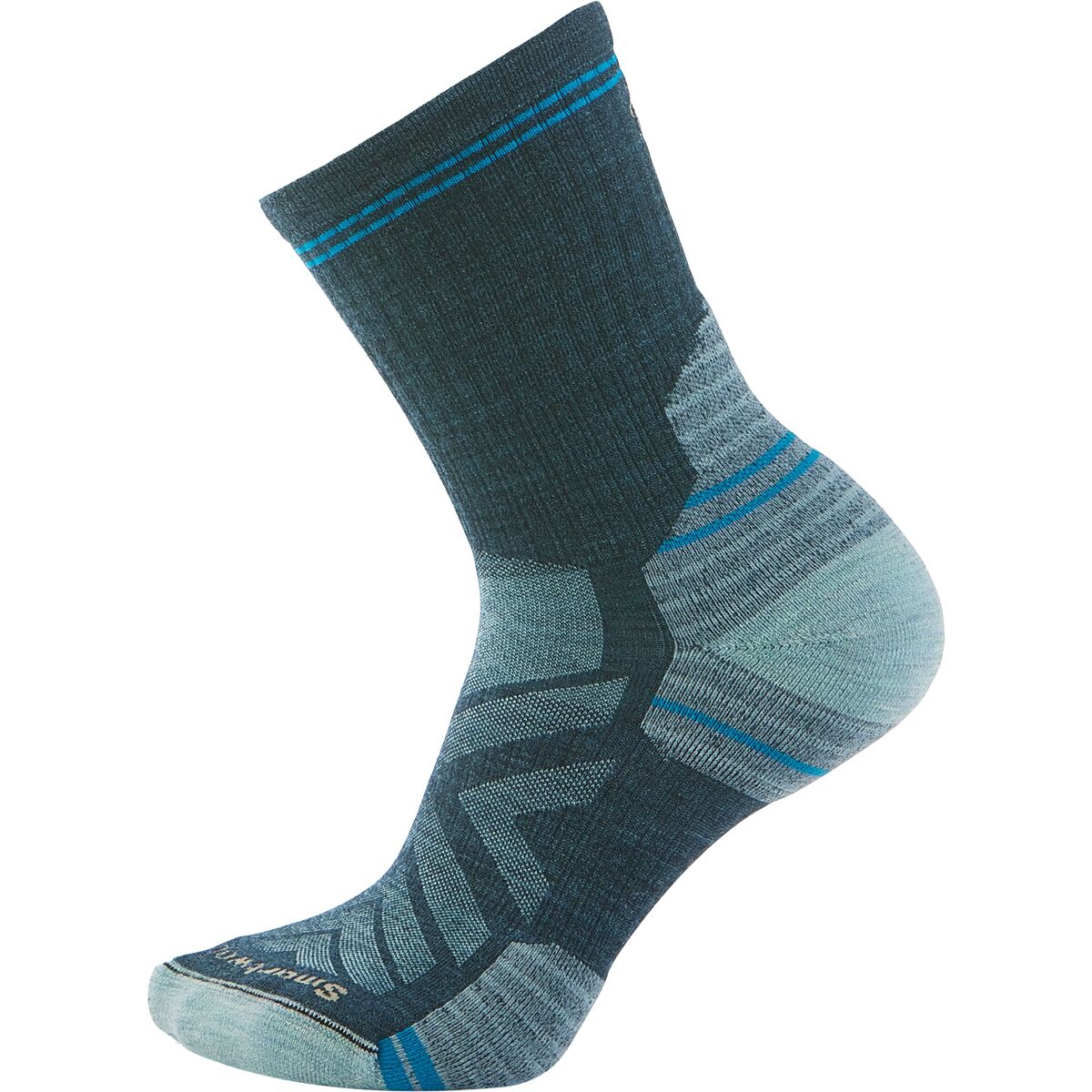 Image of Smartwool Hike Targeted Cushion Mid Crew Sock - Women's Twilight Blue, L