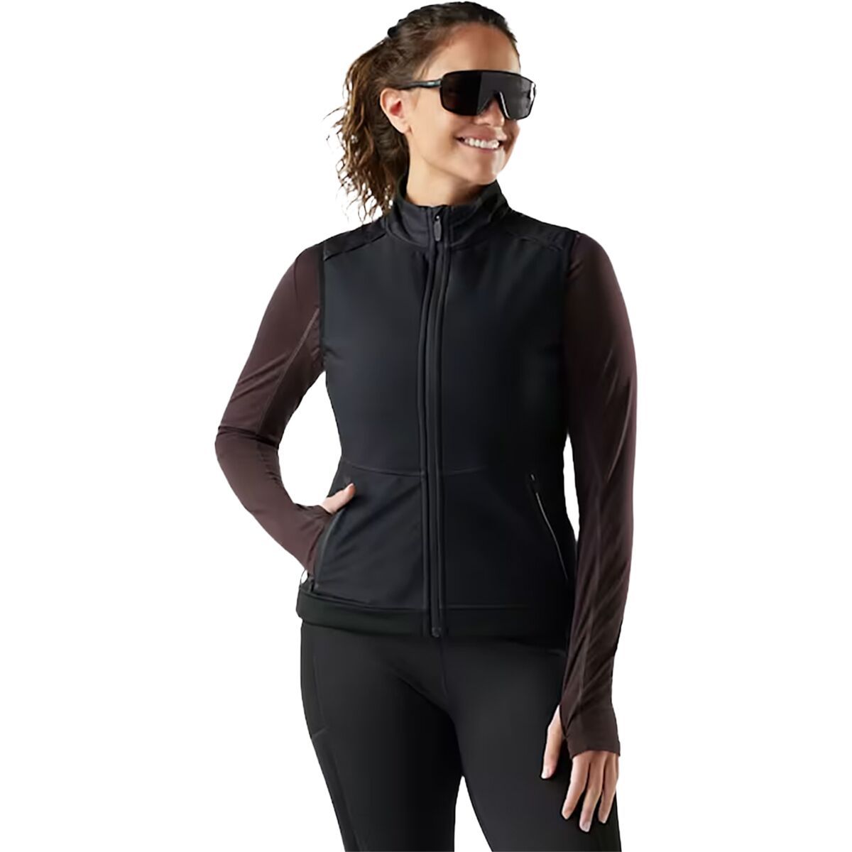 Image of Smartwool Active Fleece Wind Insulated Vest - Women's Black, S