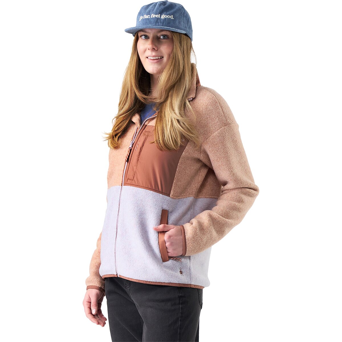 Image of Smartwool Second Cut Fleece Jacket - Women's Light Mocha, XS