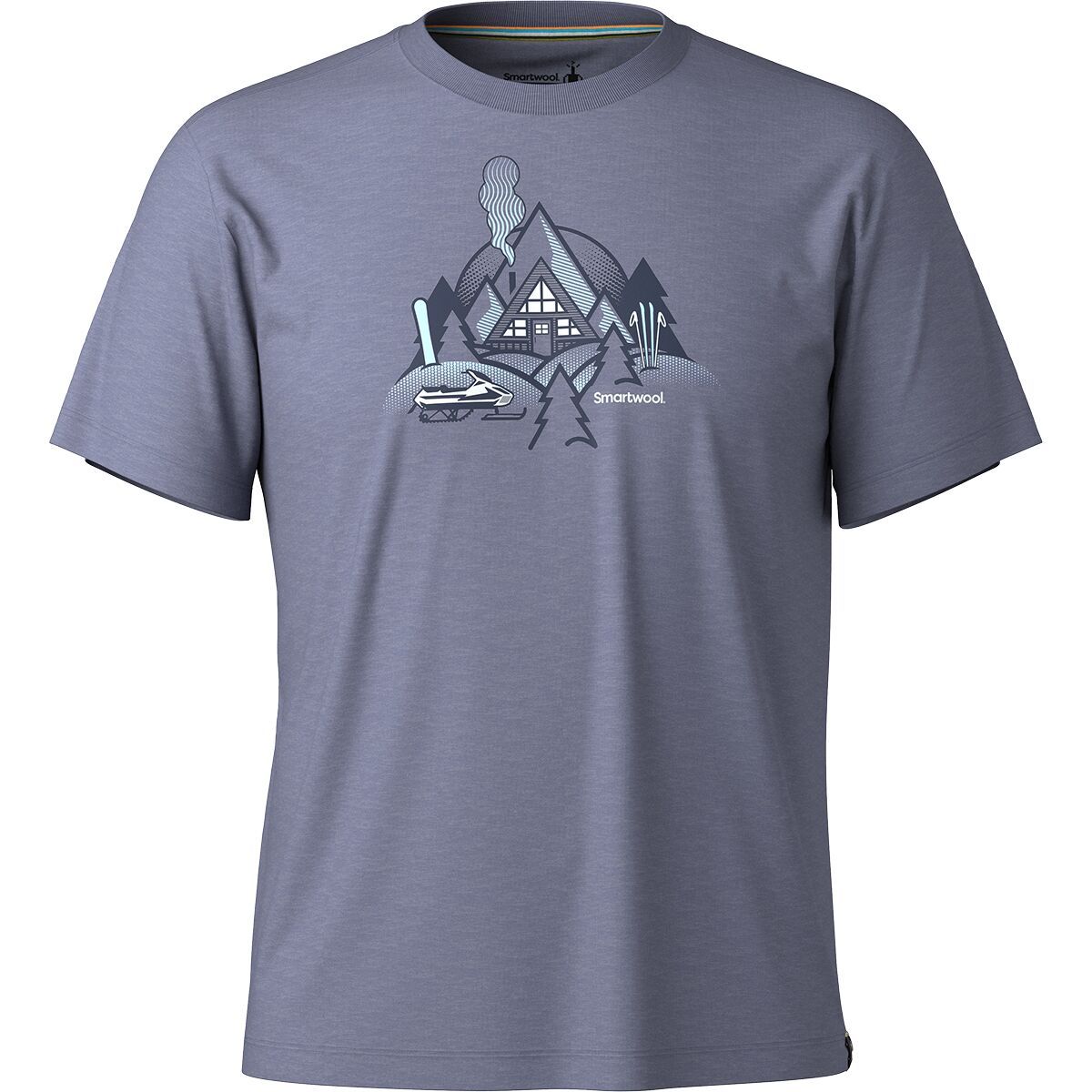 Smartwool Alpine A-Frame Short-Sleeve Graphic T-Shirt - Men's Nightfall Blue, XL