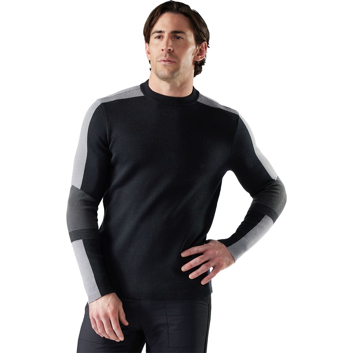 Image of Smartwool Alpine Crew - Men's Black, L