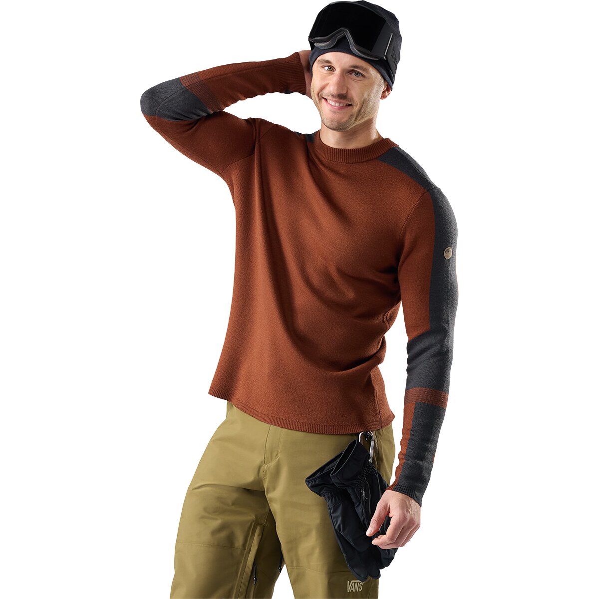 Smartwool Smartwool Alpine Crew - Men's Burnt Sienna, L