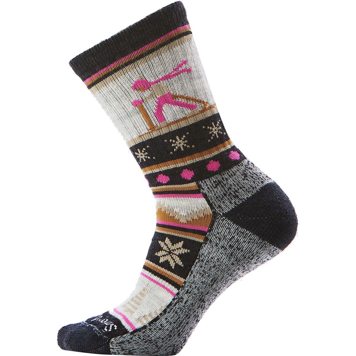 Smartwool Everyday Cozy Alpine Apres Crew Sock Charcoal, S