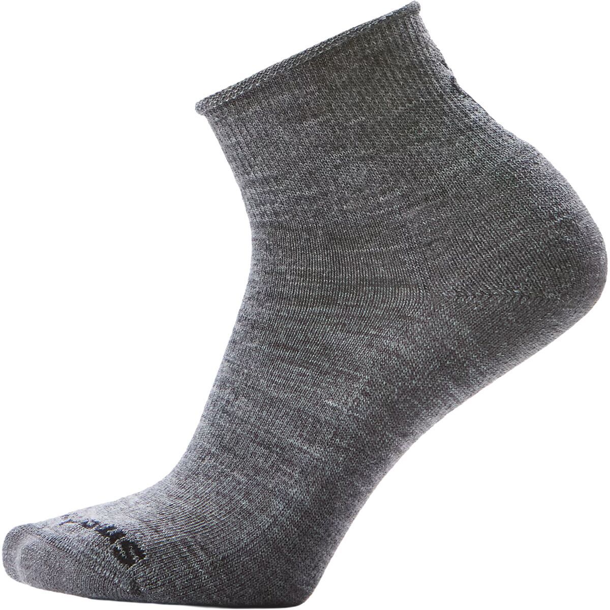 Image of Smartwool Everyday Roll Top Ankle Sock - Women's Medium Gray, L