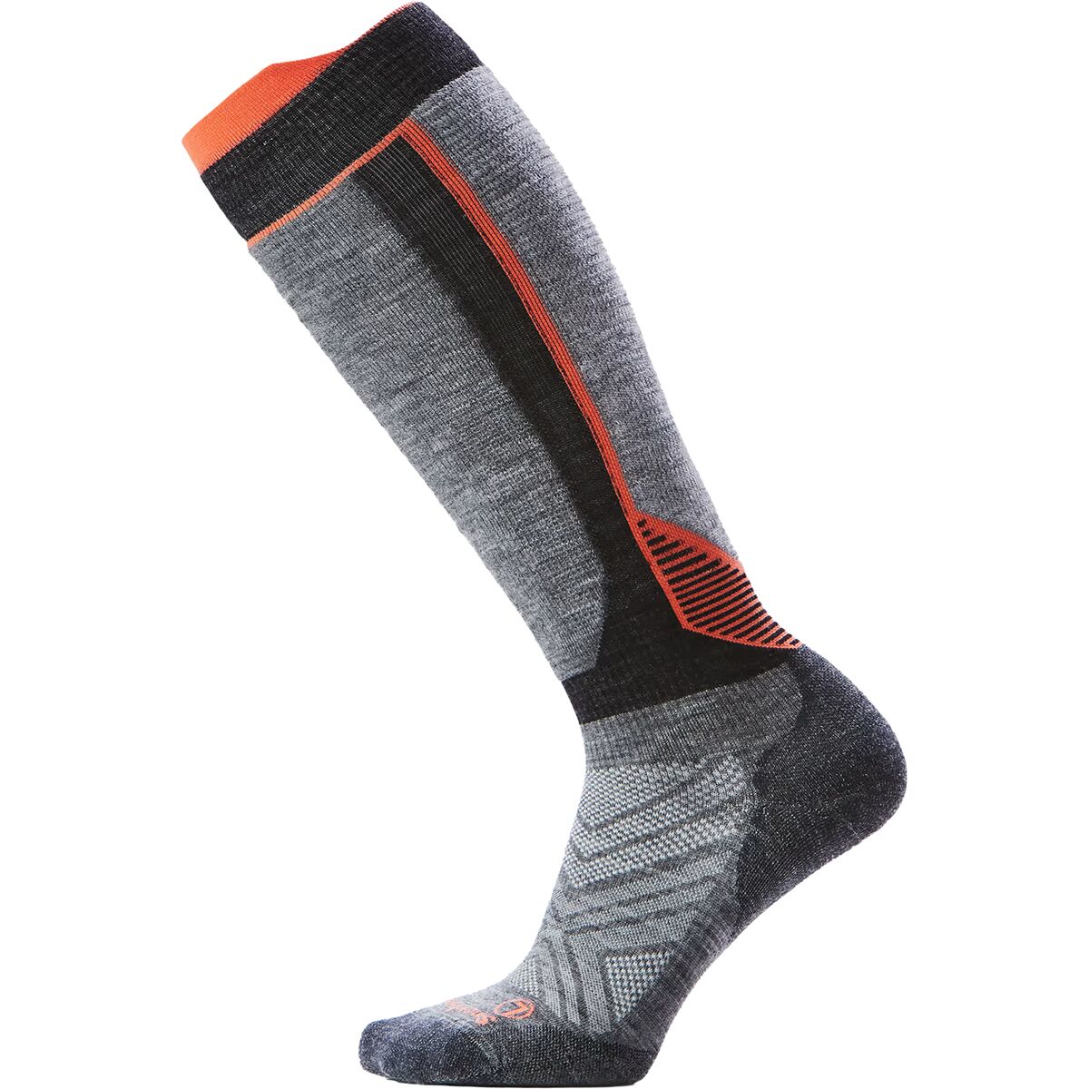 Image of Smartwool Intraknit Ski Targeted Cushion OTC Sock - Women's Medium Gray, M