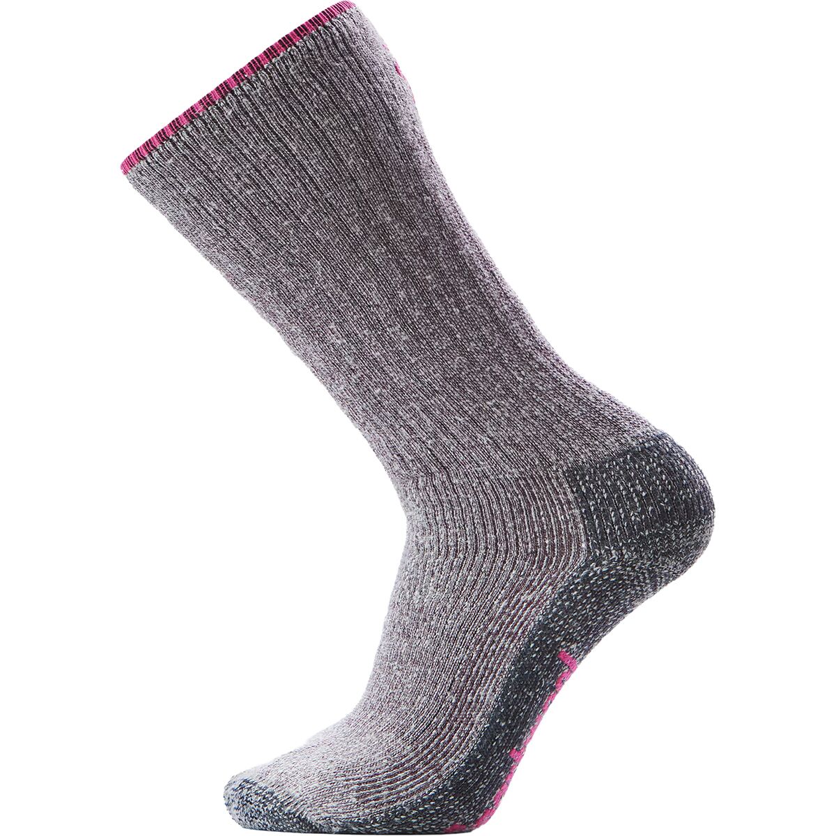 Image of Smartwool Mountaineer Classic Edition Max Cushion Second Cut Crew Sock Purple Iris, XL
