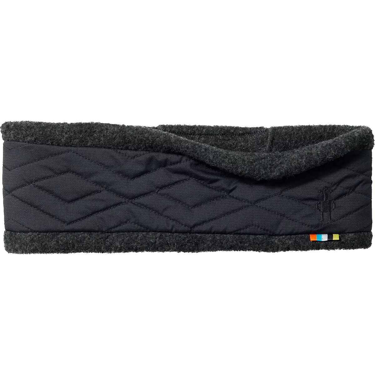 Image of Smartwool Quilted Fleece Headband Black, One Size