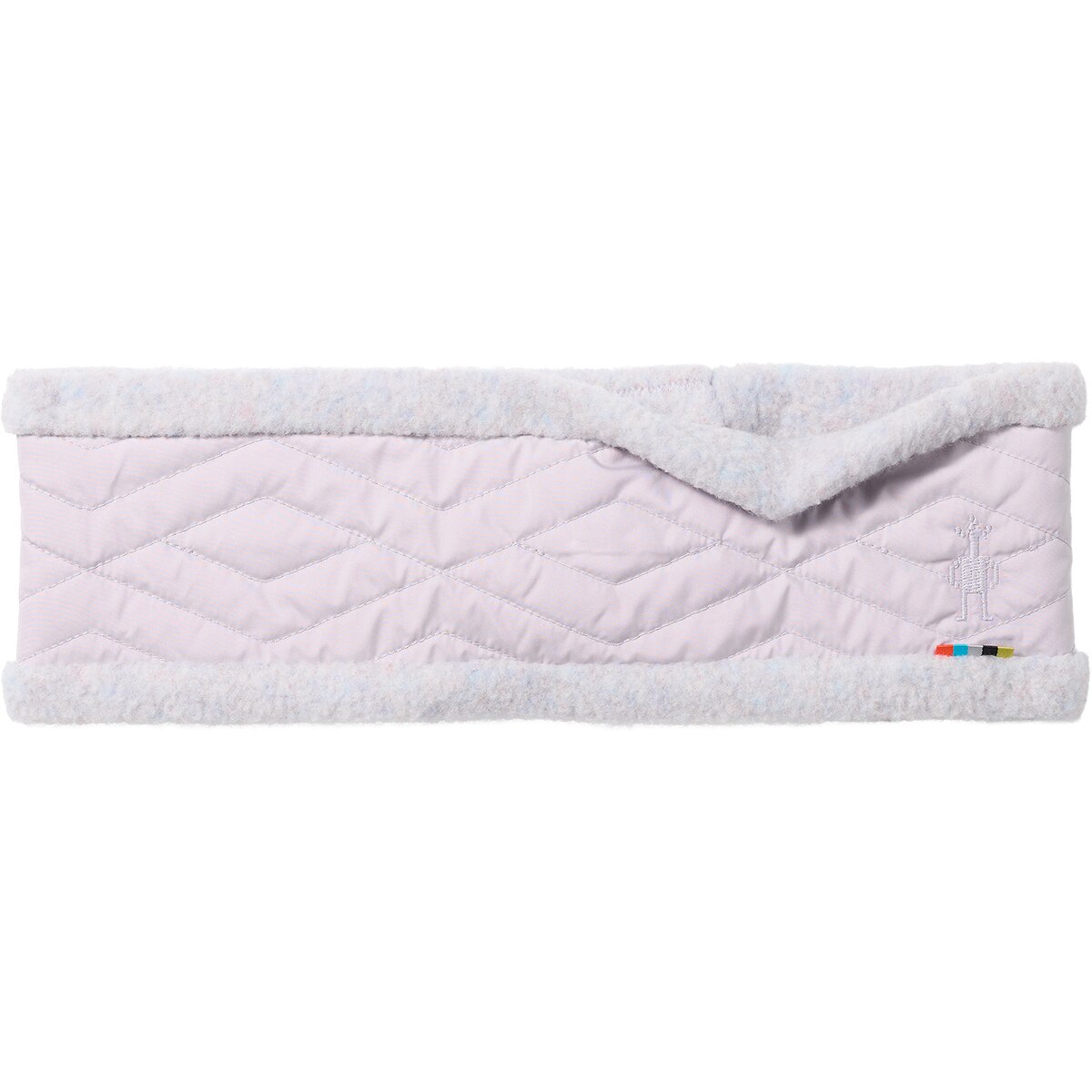 Image of Smartwool Quilted Fleece Headband Lavender Sky Heather, One Size