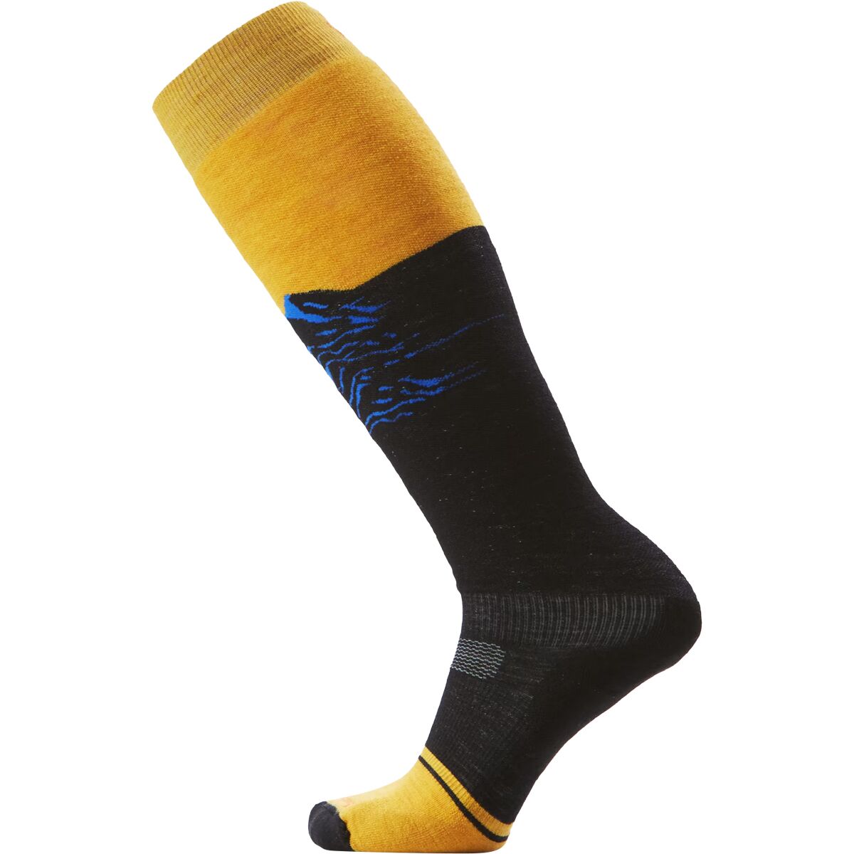 Image of Smartwool Snowboard Targeted Cushion Valley Sunset OTC Sock - Women's Honey Gold, M