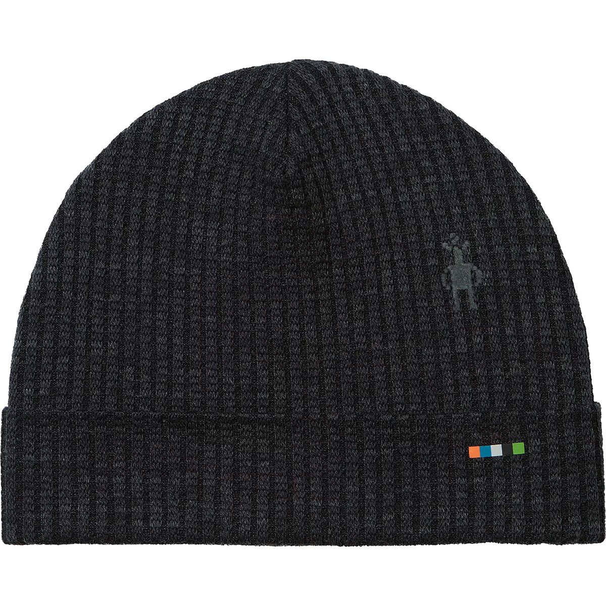 Image of Smartwool Thermal Merino Rib Beanie Charcoal Heather, One Size