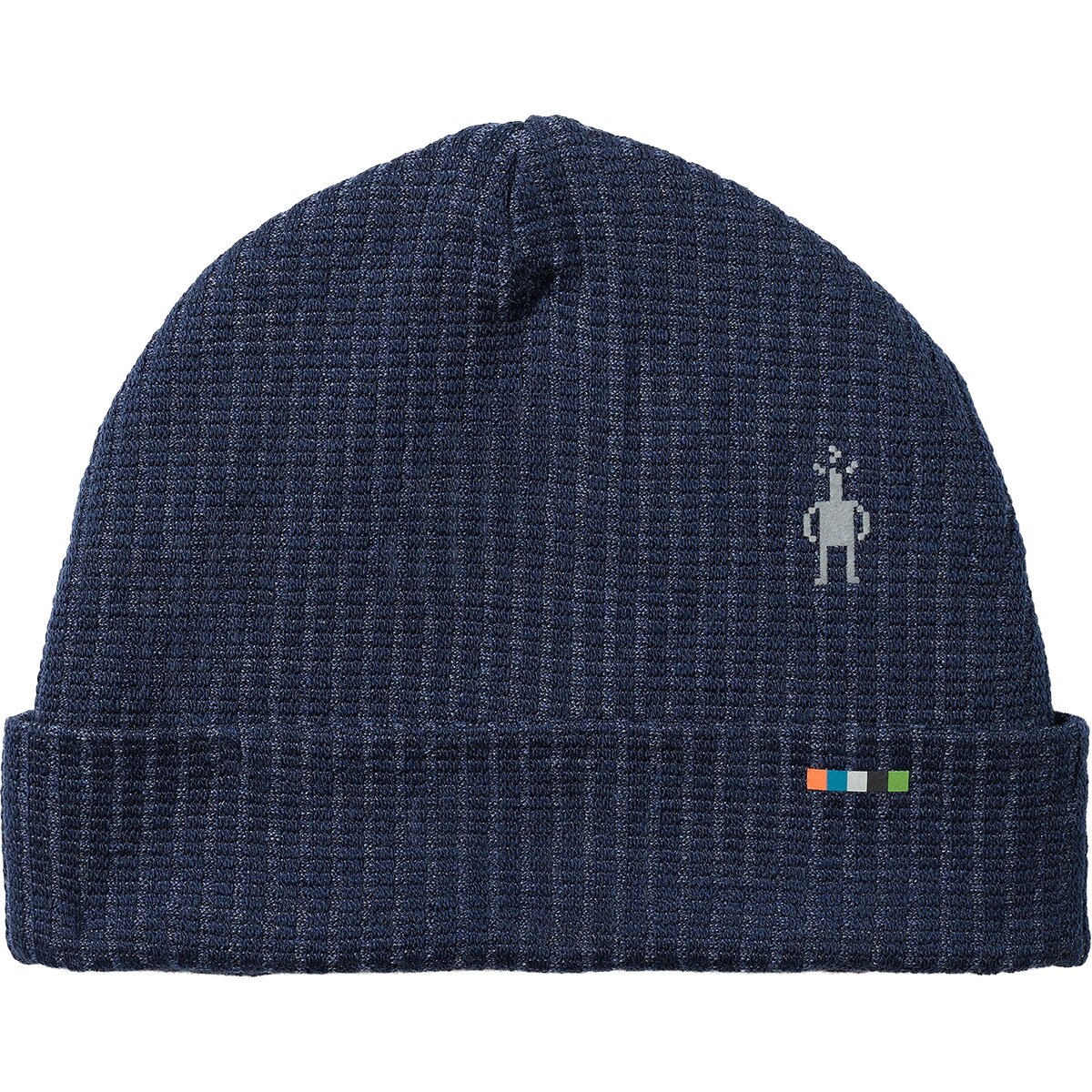 Image of Smartwool Thermal Merino Rib Beanie Nightfall Blue Heather, One Size