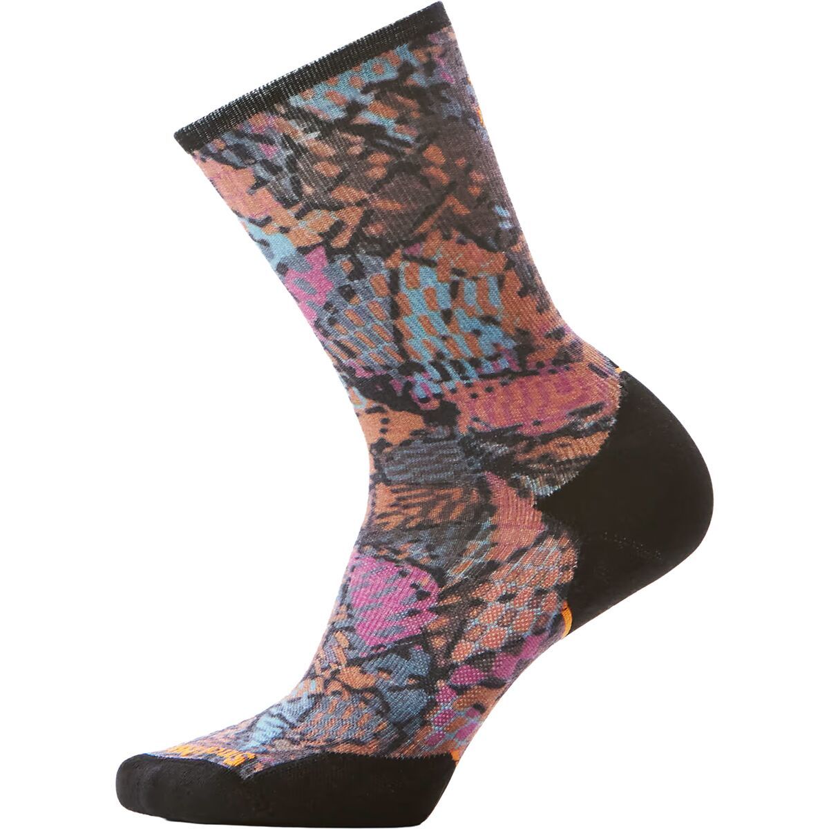Image of Smartwool Trail Run Targeted Cushion Triangle Prism Crew Sock -Women's Garden Pink, S