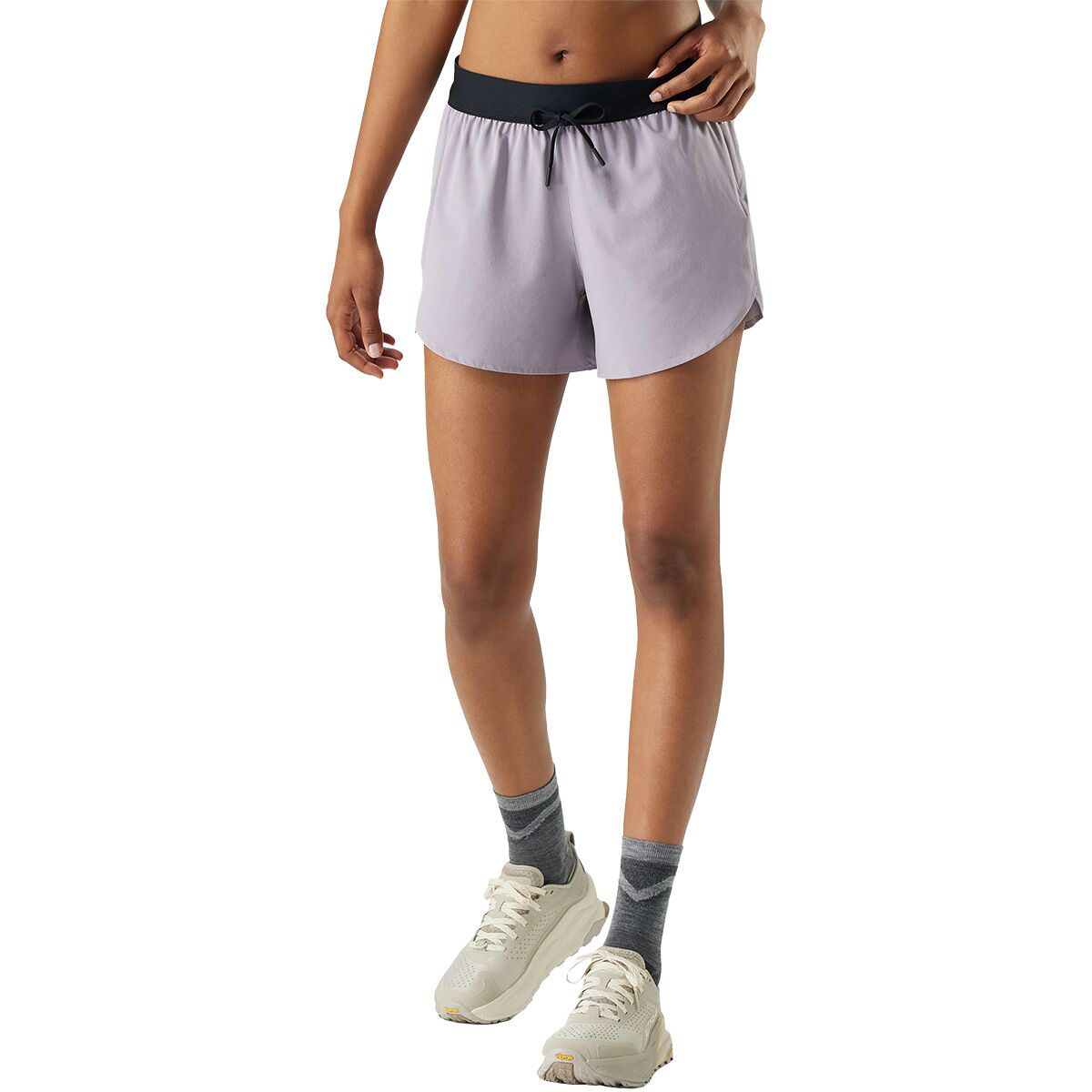 Image of Smartwool Active Lined 4in Short - Women's Purple Storm, L