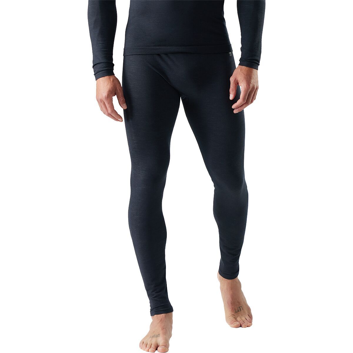 Image of Smartwool Intraknit All-Season Merino Base Layer Bottom - Men's Black, S