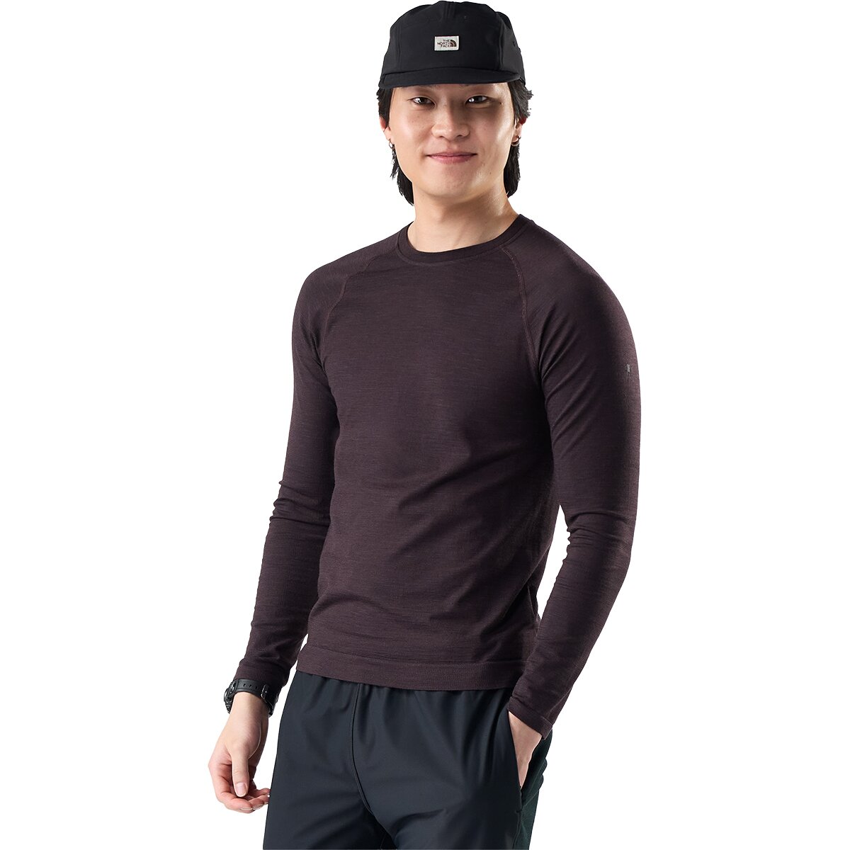 Image of Smartwool Intraknit All-Season Merino Base Layer Crew - Men's Dark Mink, XXL