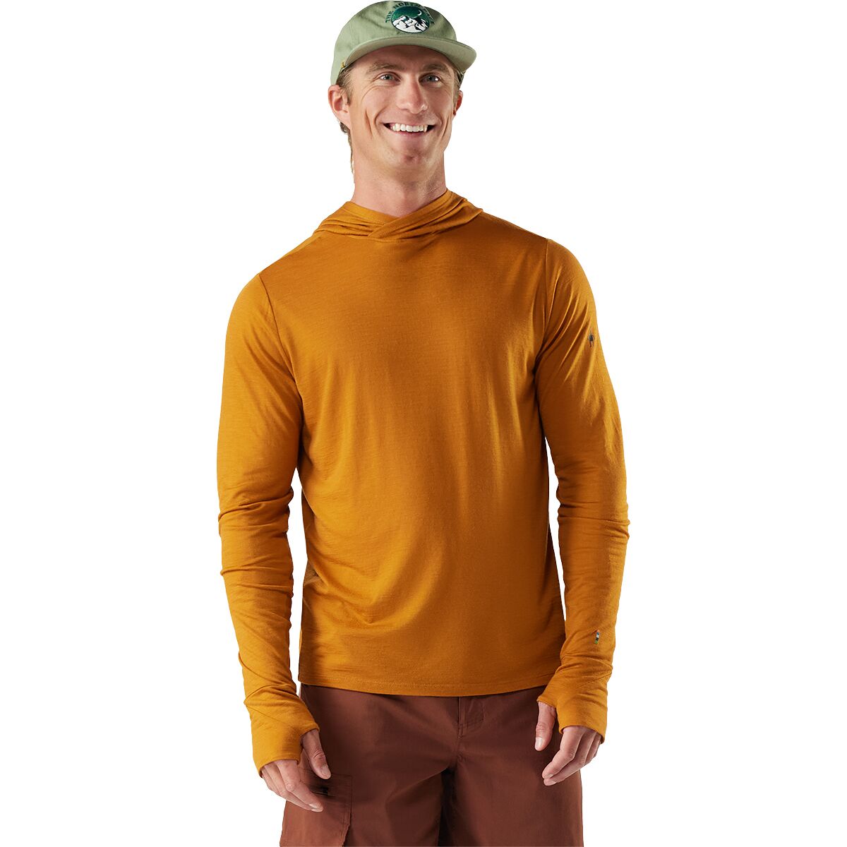 Image of Smartwool Merino Sun Hoodie - Men's Squash, S