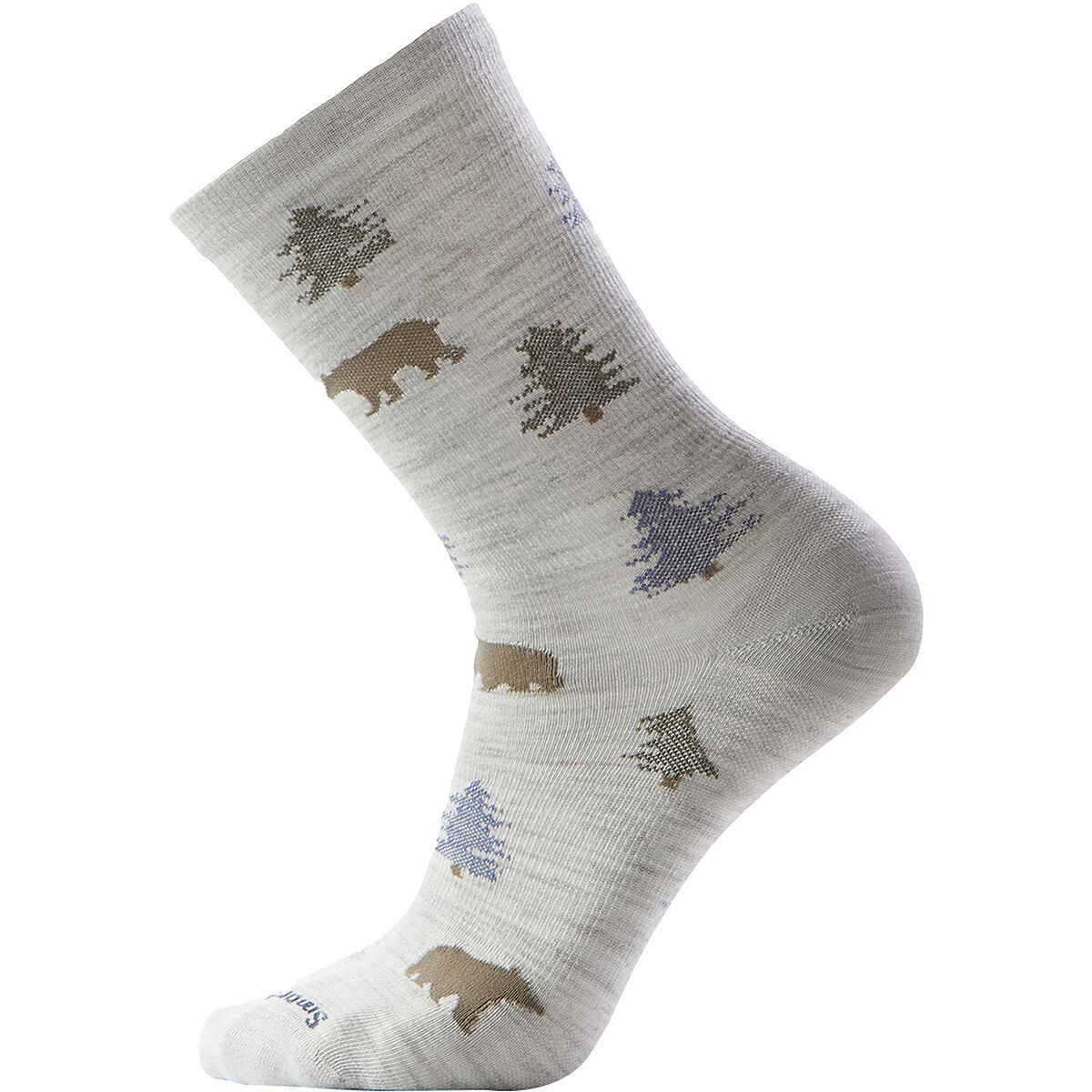 Image of Smartwool Everyday Through the Trees Crew Sock Ash, L